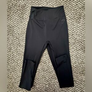 Gymshark Black Seamless Butt Scrunch High Waist Leggings Size Medium
